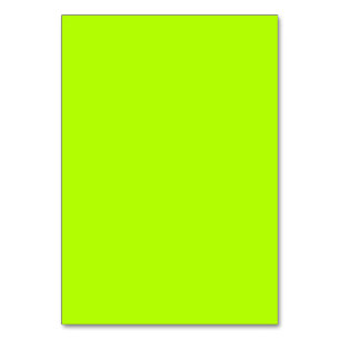 Redot Electric Lime Green Färg för anpassning Bordsnummer