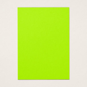 Redot Electric Lime Green Färg för anpassning Visitkort
