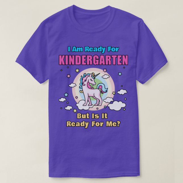 Redot Flickor för Kindergarten Back to school Unic T Shirt (Design framsida)