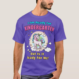 Redot Flickor för Kindergarten Back to school Unic T Shirt