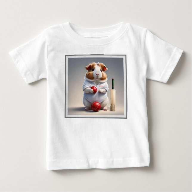 Redot för beck, Guineas Gris Cricketer T Shirt (Framsida)