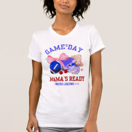 Redot för fotbollsmatchen Mamma GAME S DAY MAMMA T Shirt