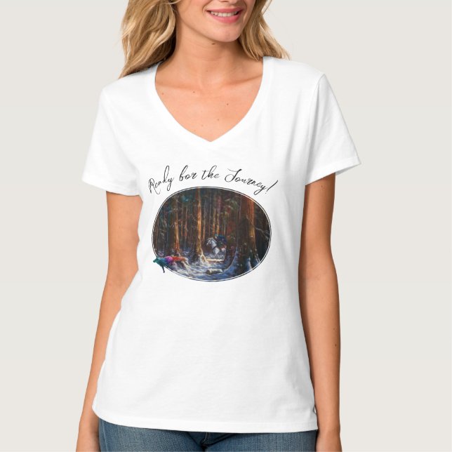 Redot för Journey! T Shirt (Framsida)