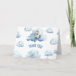 Redot för Teddys födelsedag - tackkort