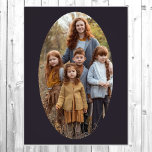 Redot Fotoutvidgningovalmall till Ram Fototryck<br><div class="desc">Bästa utskrifter - Ladda upp fotot - Fri leverans med Zazzle Black</div>