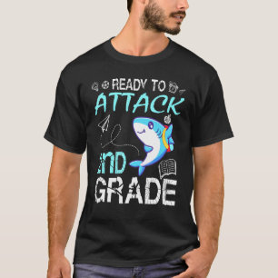 Redot från Shark Teacher Student Back School för a T Shirt