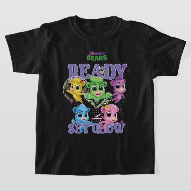 Redot Glowberry Bears anger Glow Kids T-Shirt (Laydown)