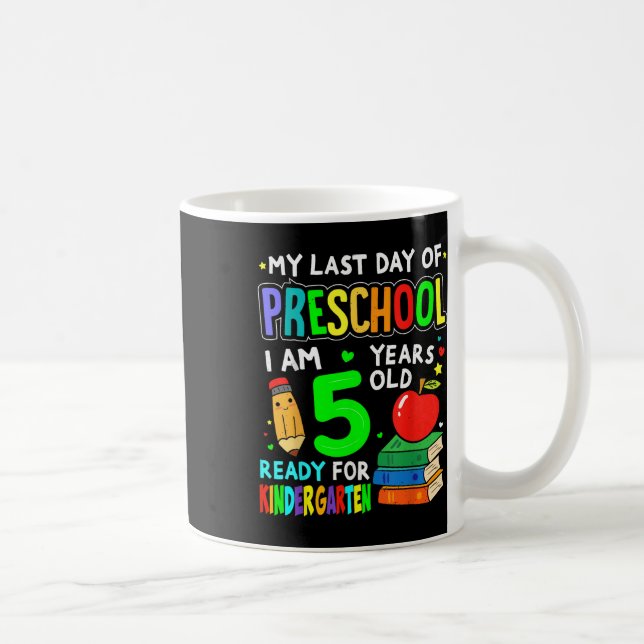 Redot i förk för Kindergarten Preschool Kaffemugg (Höger)