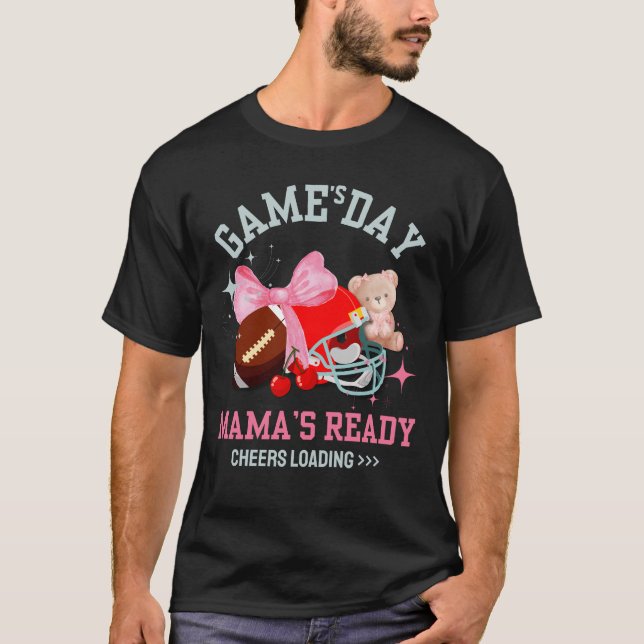 Redot i fotboll i Mamma T Shirt (Framsida)
