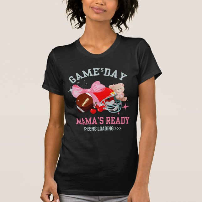 Redot i fotboll i Mamma T Shirt (Framsida)