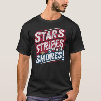 redot i juli: Stars, Rand och S'mores T Shirt