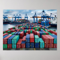 Redot Lastbehållare för export