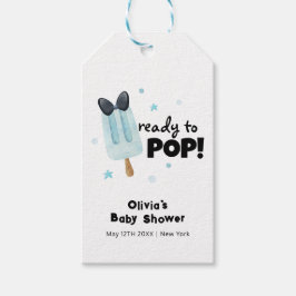 Redot Modern bockisklippning till babyskor Presentetikett