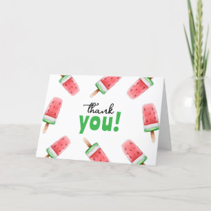 Redot Modern Watermelon Ice Cream till Pop Baby Sh Tack Kort