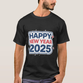 Redot Party-nyår 2025 ser T-Shirt för manar ut