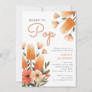 Redot Popup Baby Shower (popup-fönster) Inbjudningar