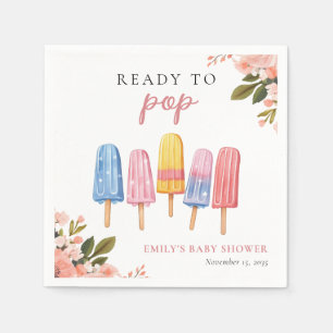Redot Popup Baby Shower (popup-fönster) Pappersservett