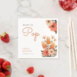 Redot Popup Baby Shower (popup-fönster) Pappersservett
