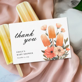 Redot Popup Baby Shower (popup-fönster) Tack Kort