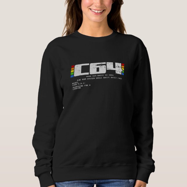 Redot Retro Gaming Konsole C64 - dator T Shirt (Framsida)