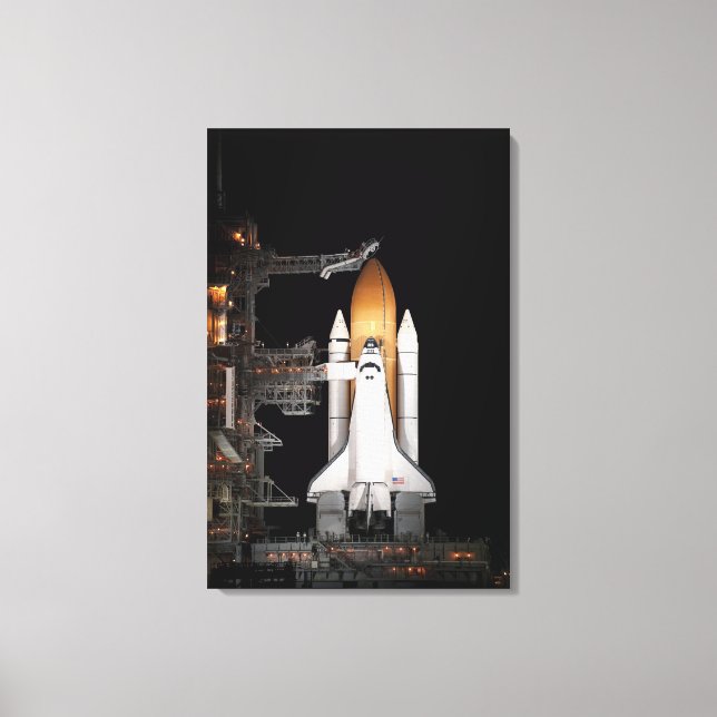 Redot Rymdskyttle Atlantis sits Canvastryck (Framsida)
