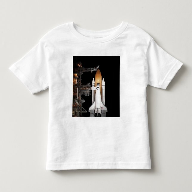 Redot Rymdskyttle Atlantis sits T-shirt (Framsida)