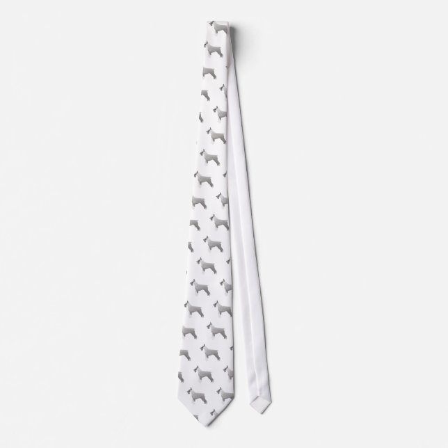 Redot Schnauzer-mallar för att anpassa Slips (Framsida)