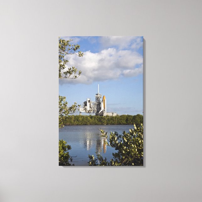 Redot Space Shuttle Atlantis Platts Canvastryck (Framsida)