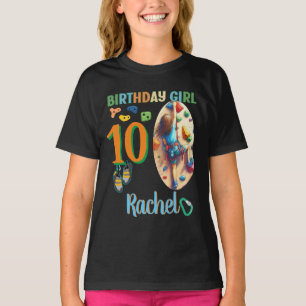 Redot Sten Klimatande Birthday Girl Äventyr T Shirt