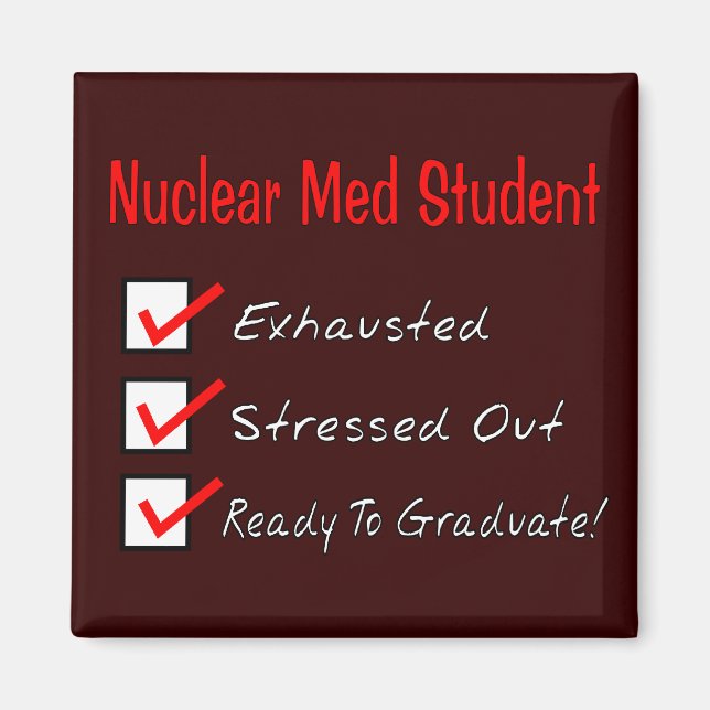 "Redot till Student" med Student i kärnenergiområd Magnet (Framsidan)