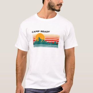 Redot Tropical Camper Sunny Camp Travel Humor T Shirt