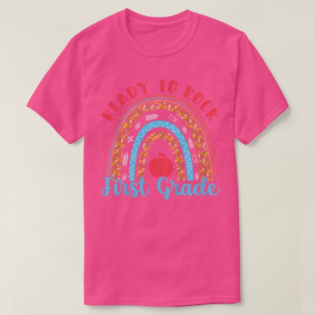 Redot Unds 1:a Klass Girls i Sten första Klass T Shirt (Design framsida)