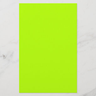 Redot Vibrant Electric Lime Green för anpassning Brevpapper