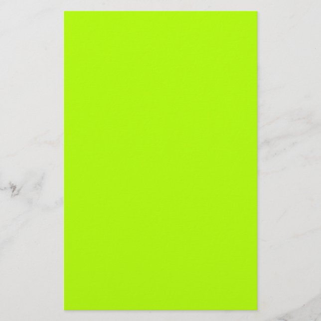 Redot Vibrant Electric Lime Green för anpassning Brevpapper (Framsida)