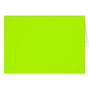 Redot Vibrant Electric Lime Green för anpassning Hälsningskort