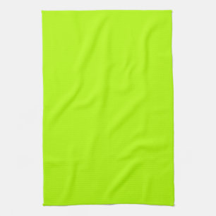 Redot Vibrant Electric Lime Green för anpassning Kökshandduk