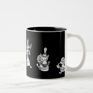Redot White Chessmen för Krig Mugg