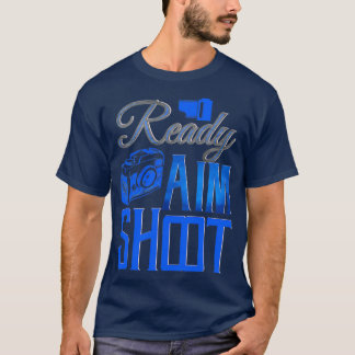 Redots måltavla, fotografi, fotografi, kamera t shirt