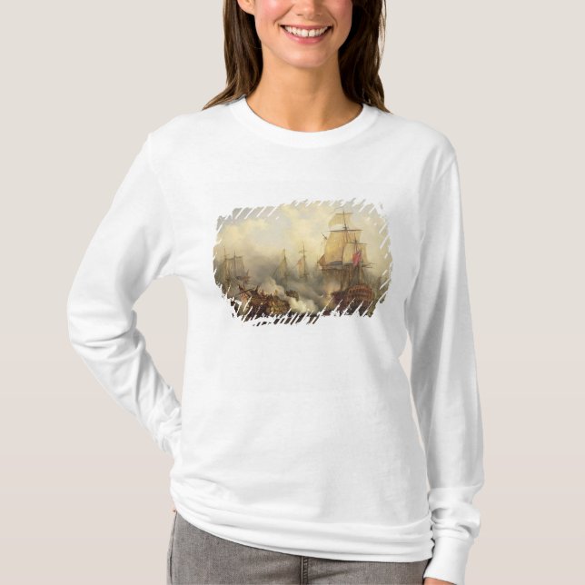 Redoutablen på Trafalgar, 21st Oktober 1805 Tee Shirt (Framsida)