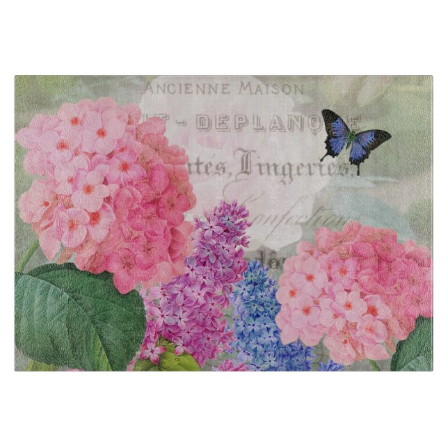 Redoute Flowers Rectangle Clearboard Board (Framsidan)
