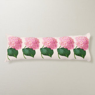 Redoute Rosa Hydrangeas Body Pillow Kroppskudde