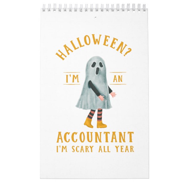 Redovisande I_m-scenario för hela året CPA Hallowe Kalender (Omslag)