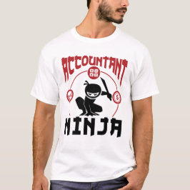 Redovisare för Ninja Accounting CPA T Shirt