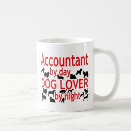 Redovisare Hund älskare Kaffemugg
