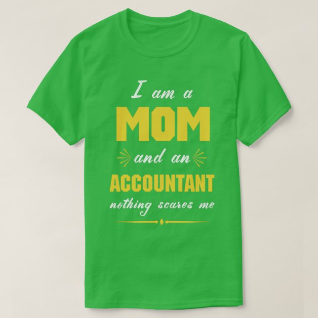 Redovisare Mamma Proud Mamma T Shirt (Design framsida)