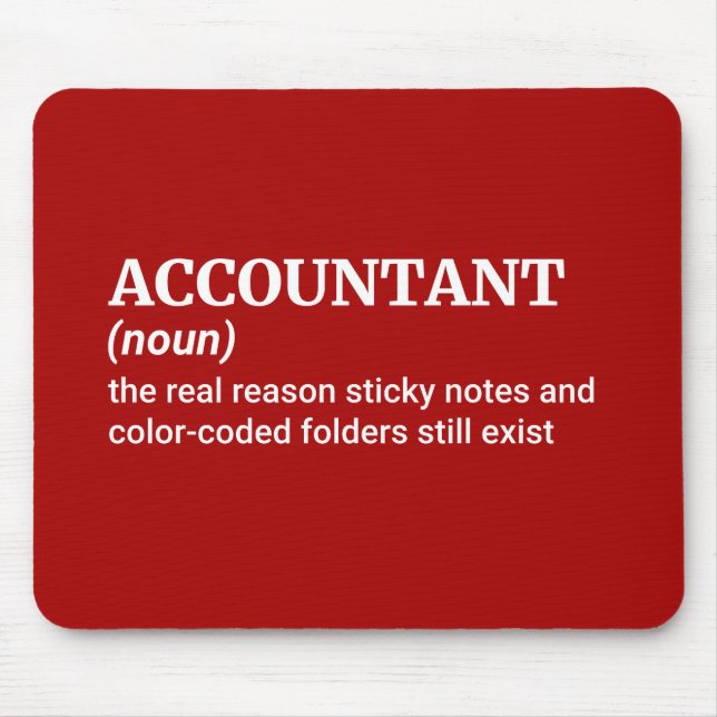 Redovisning är min supermakt musmatta (Framsidan)