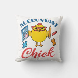 Redovisning av Chickar i CPA Studenten Kvinnor Kudde