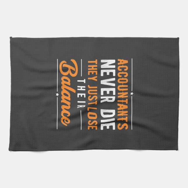 Redovisning av deras saldo kökshandduk (Horisontell)