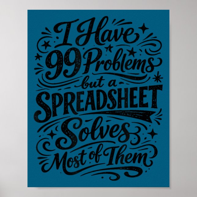 Redovisning humorspreadsheet dataanalytiker poster (Framsidan)