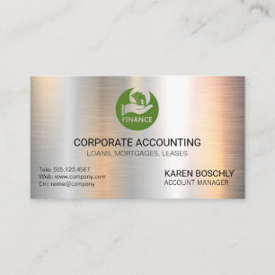 Redovisning Logotyp för penningfinansiering Me Visitkort